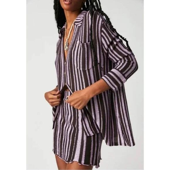 Free People Beach Bash Sweater Set Size XL - Picture 3 of 10